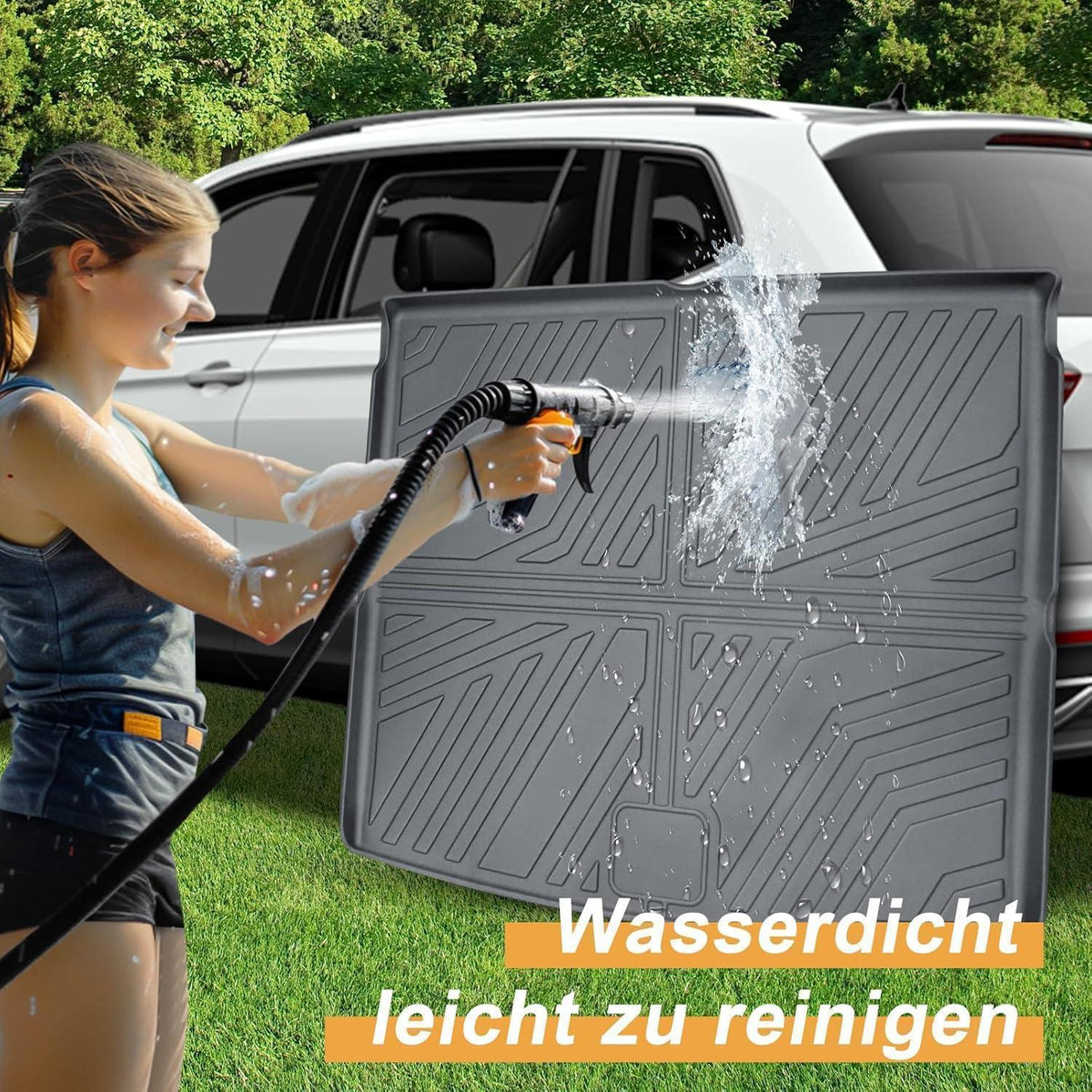 ECOZEN Kofferraumwanne VW Tiguan 3 2024-2026 | Passgenau & Wasserdicht