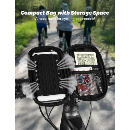 Wasserdichte Fahrrad Lenkertasche mit Handyhalterung 360°