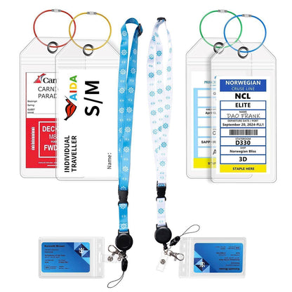 6er-Pack Kofferanhänger für Kreuzfahrt – Wasserfest & Robust