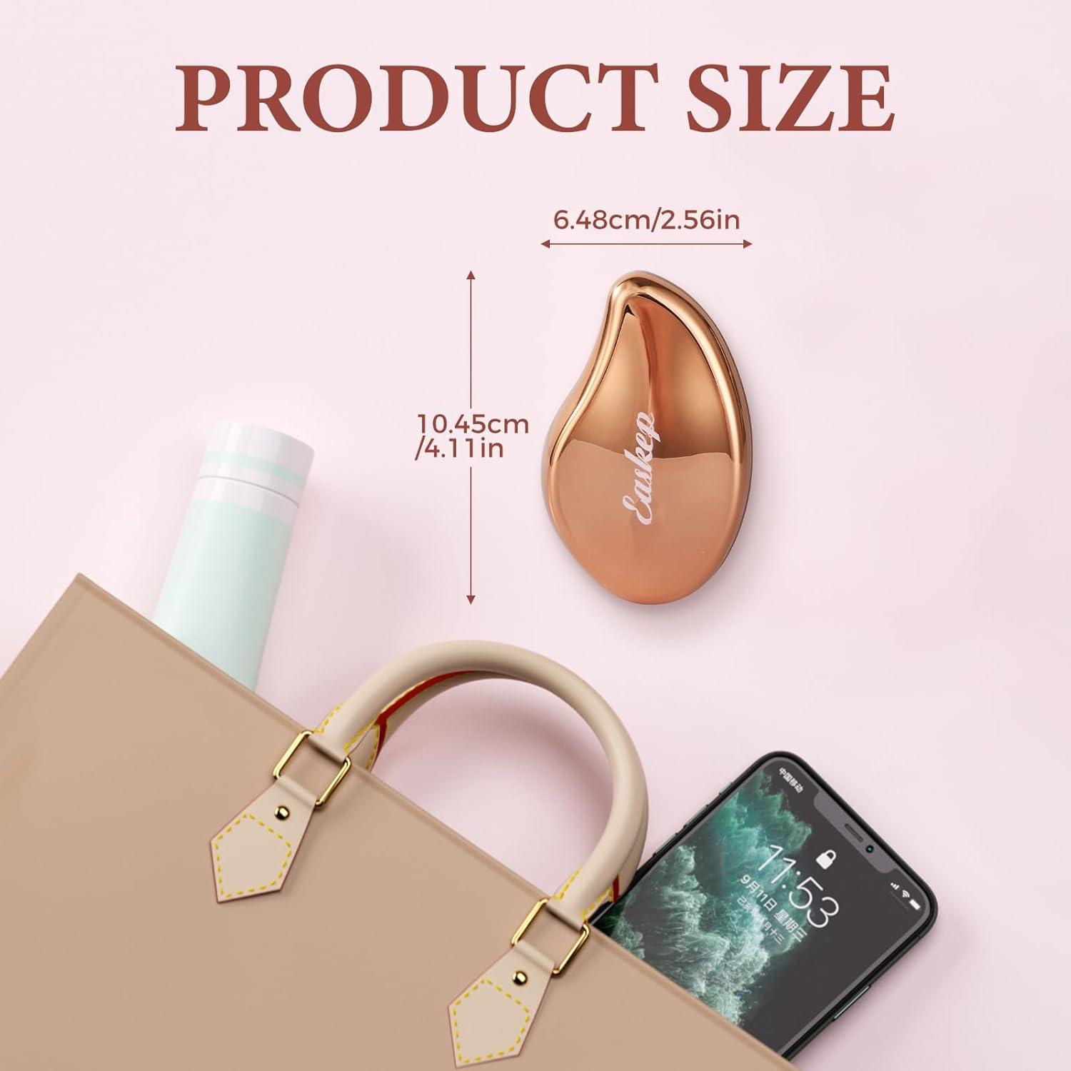Easkep 2in1 Nano Glas Hornhautentferner - Profi Pediküre für Füße - Roségold