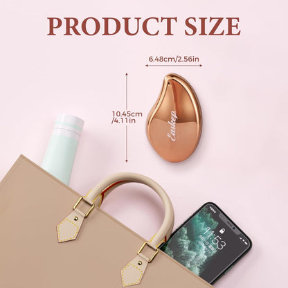 Easkep 2in1 Nano Glas Hornhautentferner - Profi Pediküre für Füße - Roségold