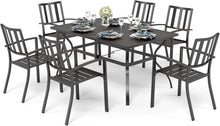 Gartenmöbel Set Wetterfest 6 Personen mit Tisch und Stühle