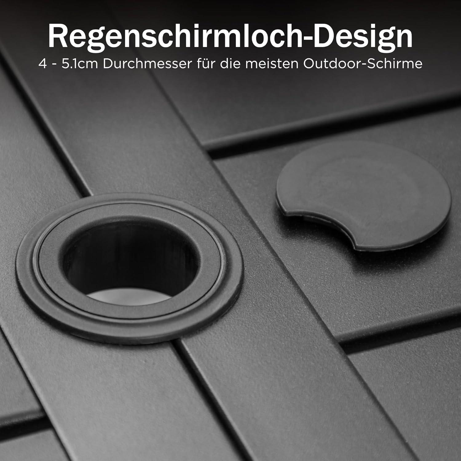 Gartenmöbel Set 6 Stühle Tisch Wetterfest Gartengarnitur 6 Personen