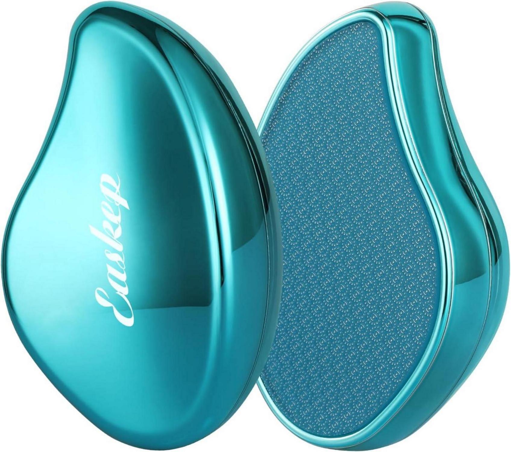 2-in-1 Nano Glas Hornhautentferner hochwirksam bequem Blau