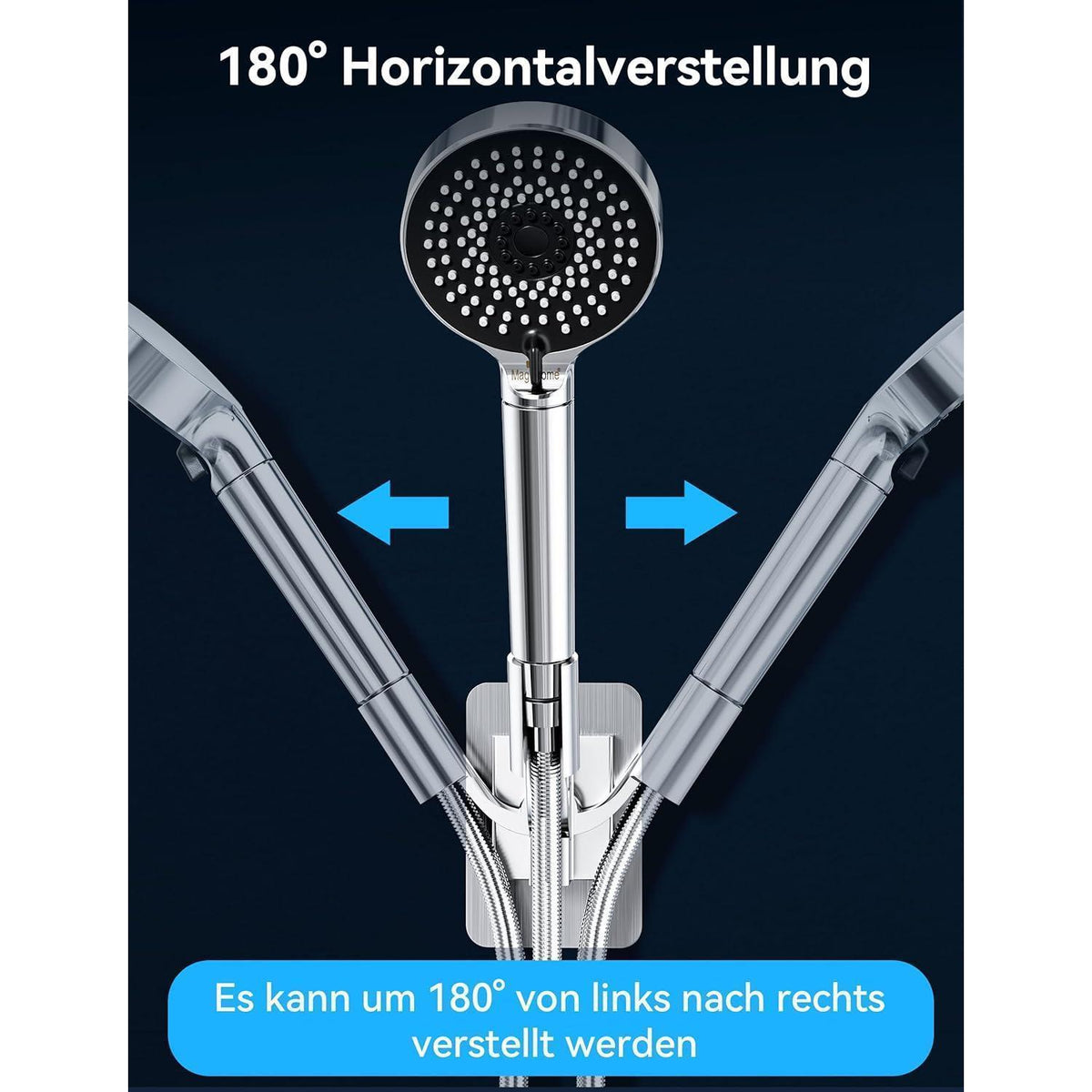 Duschkopfhalterung ohne Bohren, Verstellbar & Robust