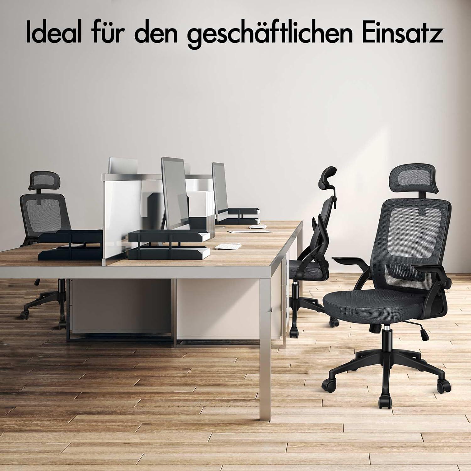 ALFORDSON Bürostuhl Ergonomisch 100% einstellbar Gaming Computerstuhl Grau