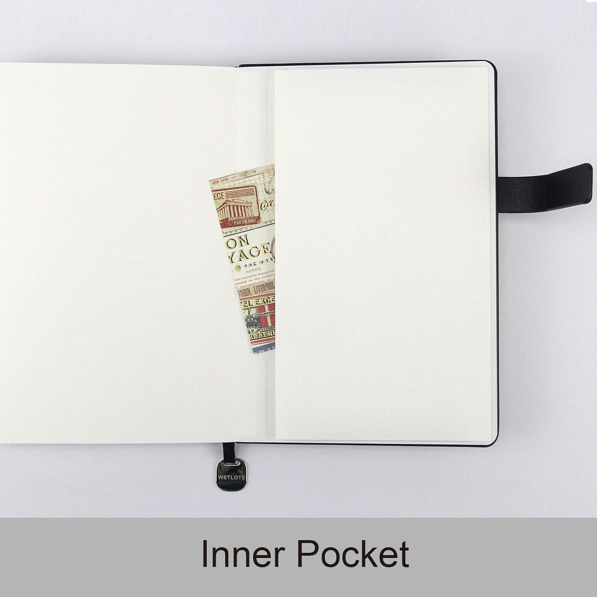 Notizblock Softcover, liniert, 5.7x8.4", Lila – Geschenkbox