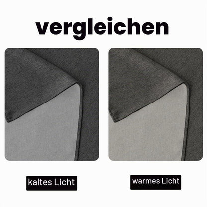 Tischläufer Grau 40x300 cm aus Polyester