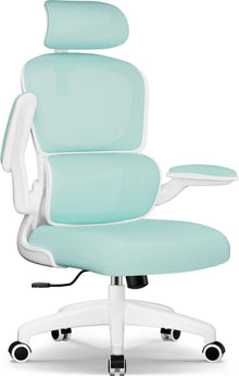 Ergonomischer Bürostuhl mit Klapparmlehnen, Lendenstütze, 150
