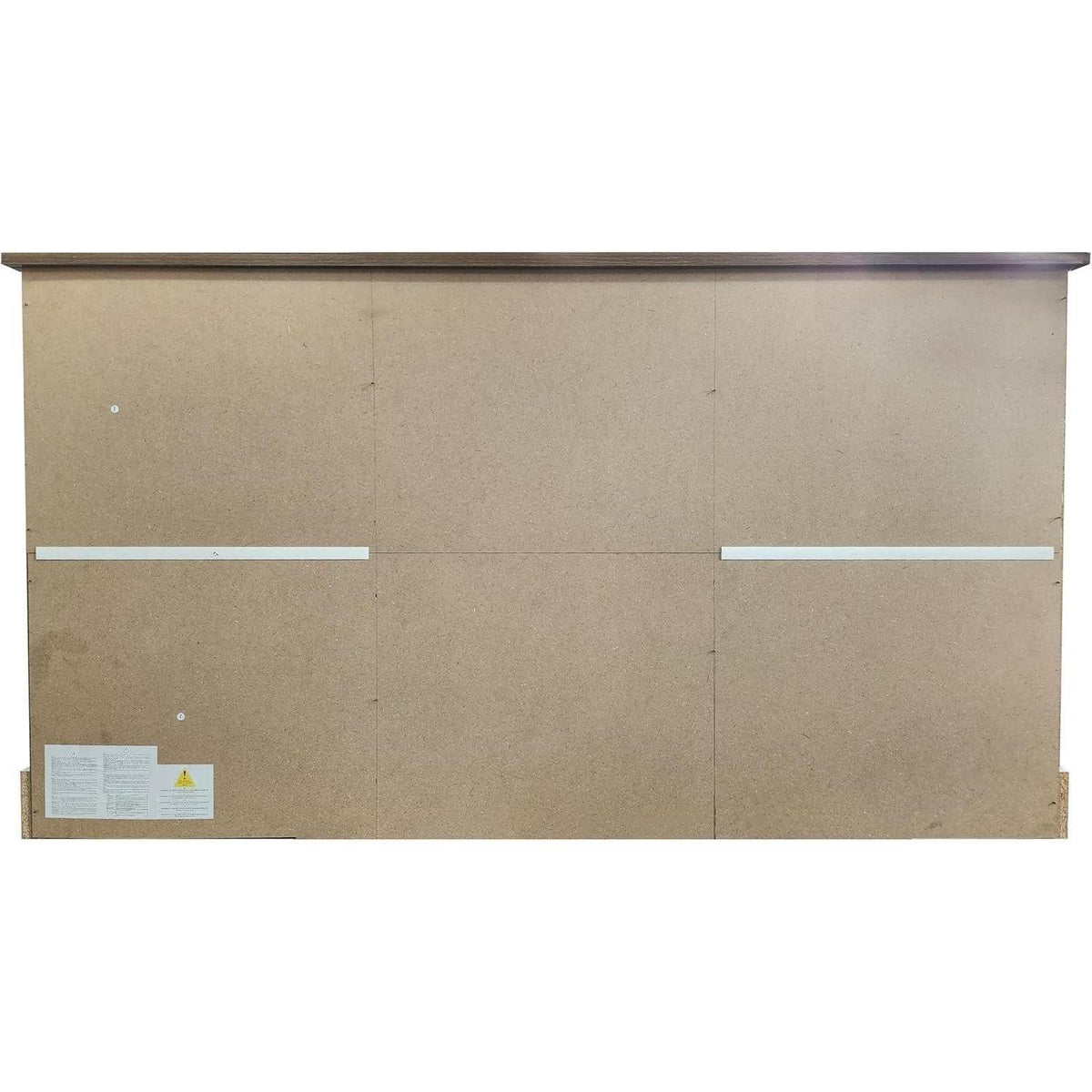 Weißes Sideboard mit 4 Regalen & 2 Schubladen – 140x40x79,5 cm