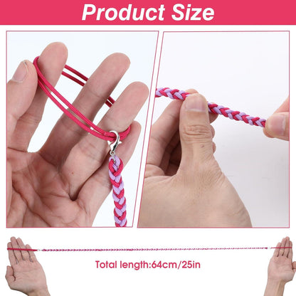 4er Set Elastische Haargummis Für Pferdeschwanz 65cm