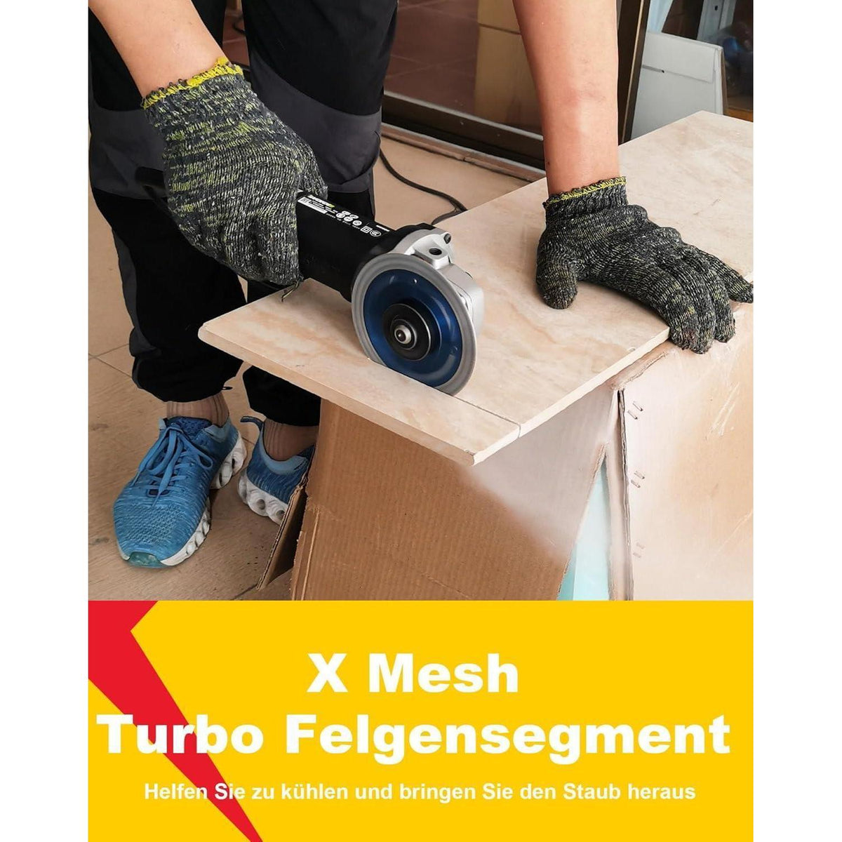 Diamanttrennscheibe 180mm Turbo für Fliesen & Stein