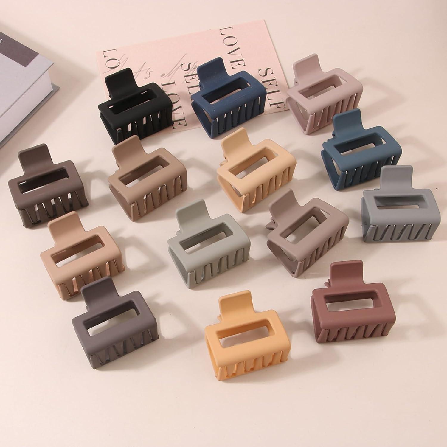 Haarklammer Set 8tlg. Klauen Haarspangen Mittelgroß Damen Haarclip