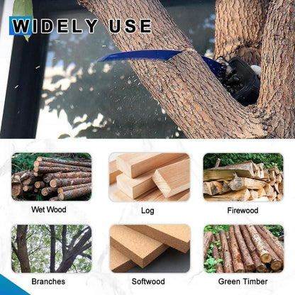 Säbelsägeblätter 380mm 10tlg. für Holz, Baumpflege, Bogenkante