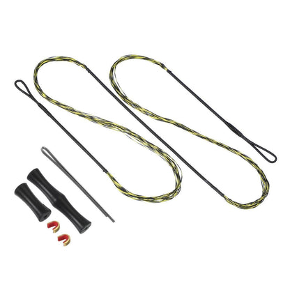 Recurve Bogen Saite mit Nocken & Fingertab – 60 Zoll AMO 64"