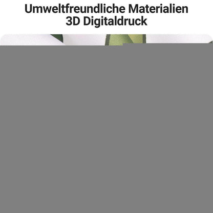 Grüner Duschvorhang Blätter 150x180cm – Antischimmel & Wasserabweisend