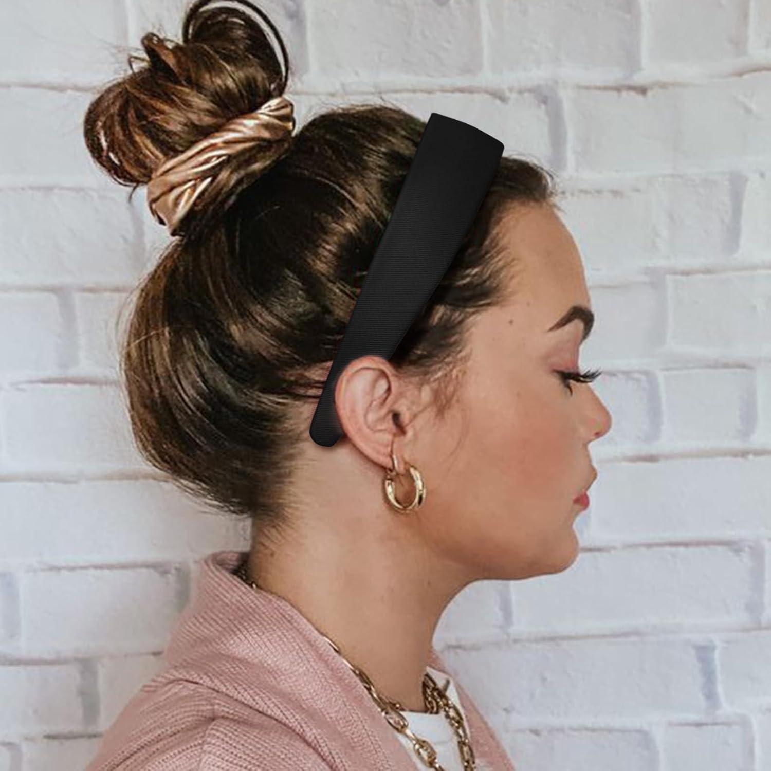 4er Pack breite Samtstirnbänder Haarreif Damen Mädchen Boho Floral