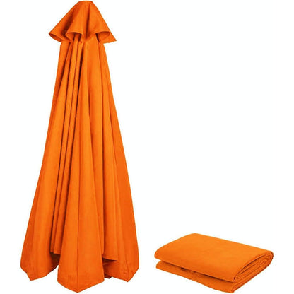 Sonnenschirm Ersatzbezug 3m-350cm UV80+ wasserdicht Anthrazit/Beige