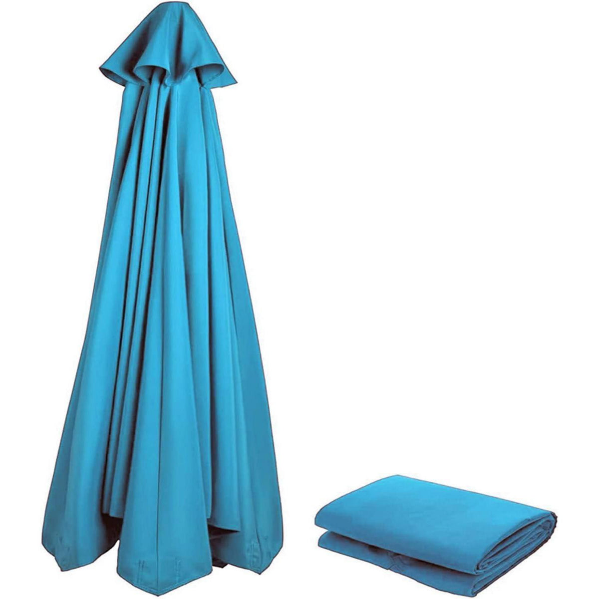 Sonnenschirm Ersatzbezug 3m-350cm UV80+ Anthrazit/Beige/Dunkelgrün