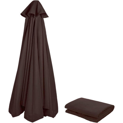 Sonnenschirm Ersatzbezug 3m-350cm UV80+ Anthrazit/Beige/Dunkelgrün