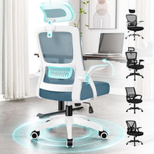 Ergonomischer Netz-Bürostuhl mit Lordosenstütze und