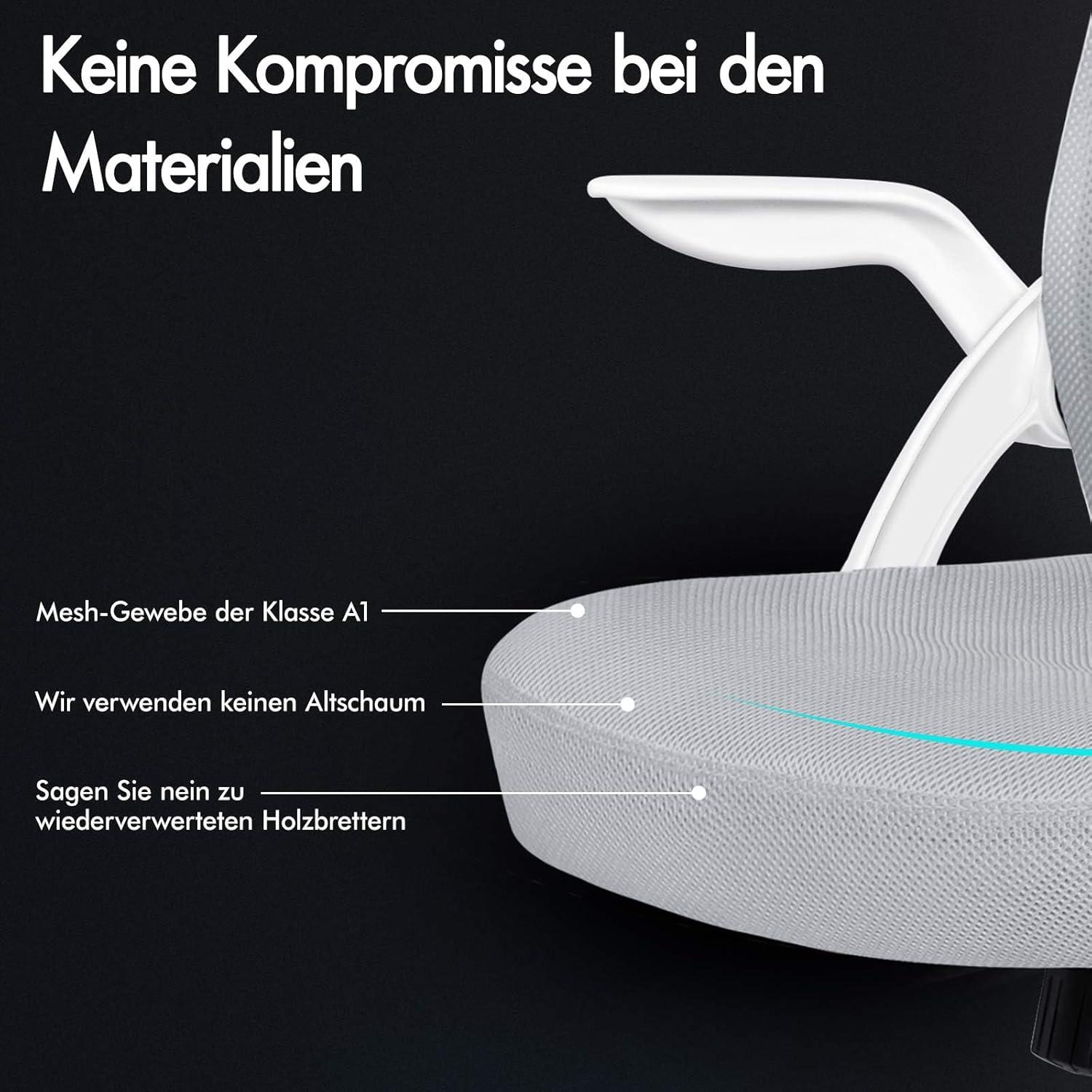 Büro-Schreibtischstuhl ergonomisch Heimbüro Computer-Netzstuhl mit