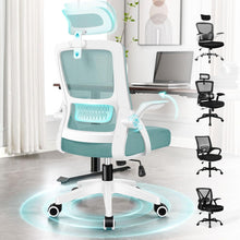 Ergonomischer Bürostuhl mit Lendenstütze und Kopfstütze