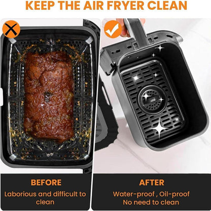 100x Airfryer Backpapier für Philips Dual Basket 3000/5000 Serie