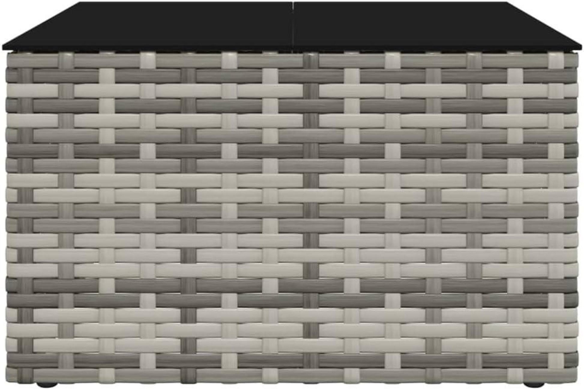 Grau Poly Rattan Gartenmöbel Set Terrasse Lounge-Set