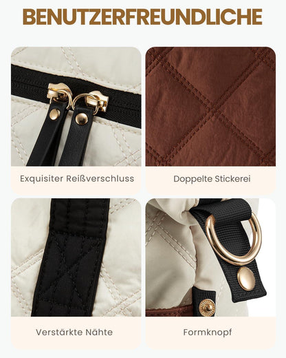 LOVEVOOK Reisetasche Damen Leicht Puffer Weekender Handgepäck Reise Gym