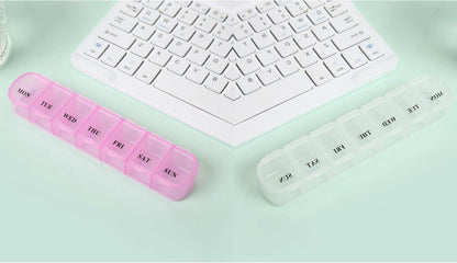 Wöchentliche Pillendose 7 Tage Tablettenorganizer Eleganz