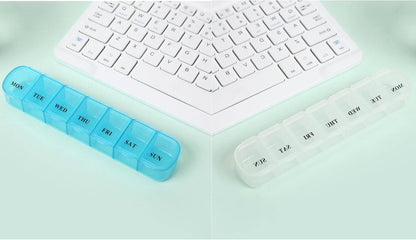 7-Tage Pillendosen für Vitamine & Medikamente, mattes Finish