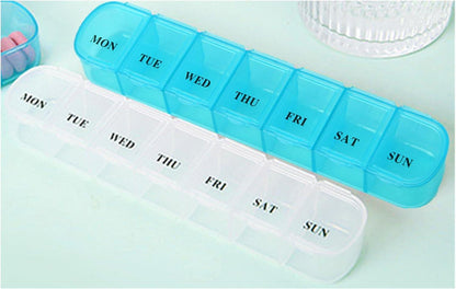 Groß Pillendose 7 Tage Tabletteneinnahme Organizer Elegantes