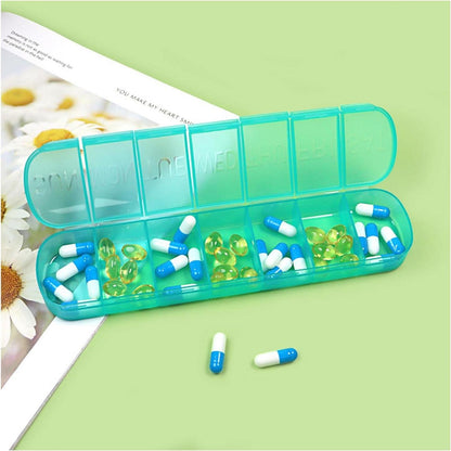 Wöchentliche Pillendose 7 Tage Tablettenorganizer Vitamin Organizer
