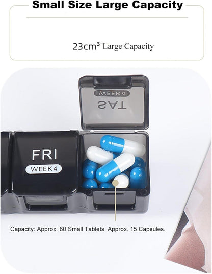 Großer Pillenorganisator mit Staubdichtem Deckel, XL
