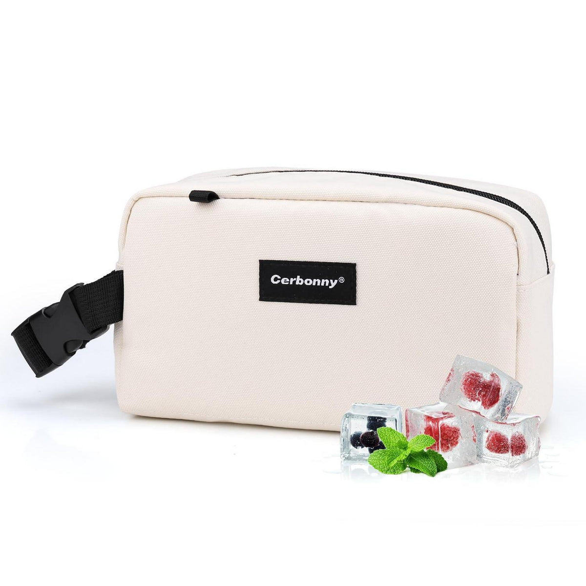 Mini Kühlbox für Lunch & Snacks – Gefrierbare Tasche Beige