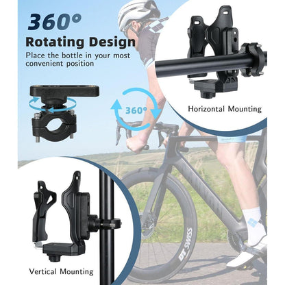 Einstellbarer Fahrradflaschenhalter – Universal für Rahmen & Lenker