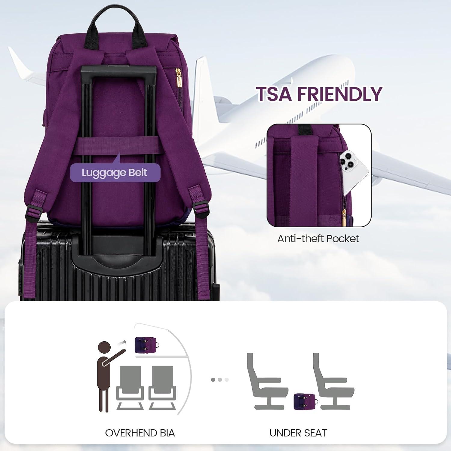 Kinder Rucksack Mädchen Lila Schulrucksack Backpack Blau Violet