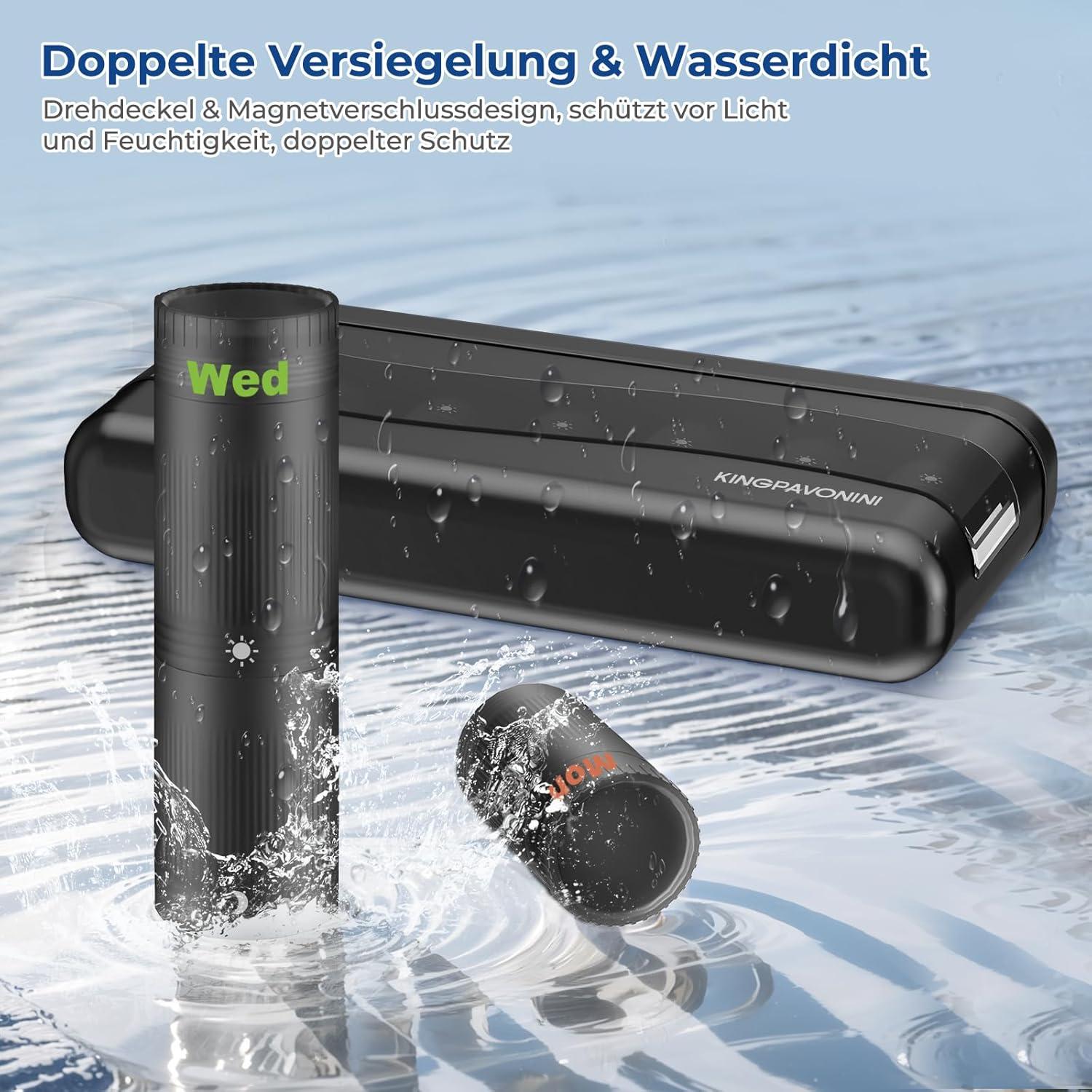 Tablettenbox 7 Tage Magnetisch für Vitamine und Medikamente