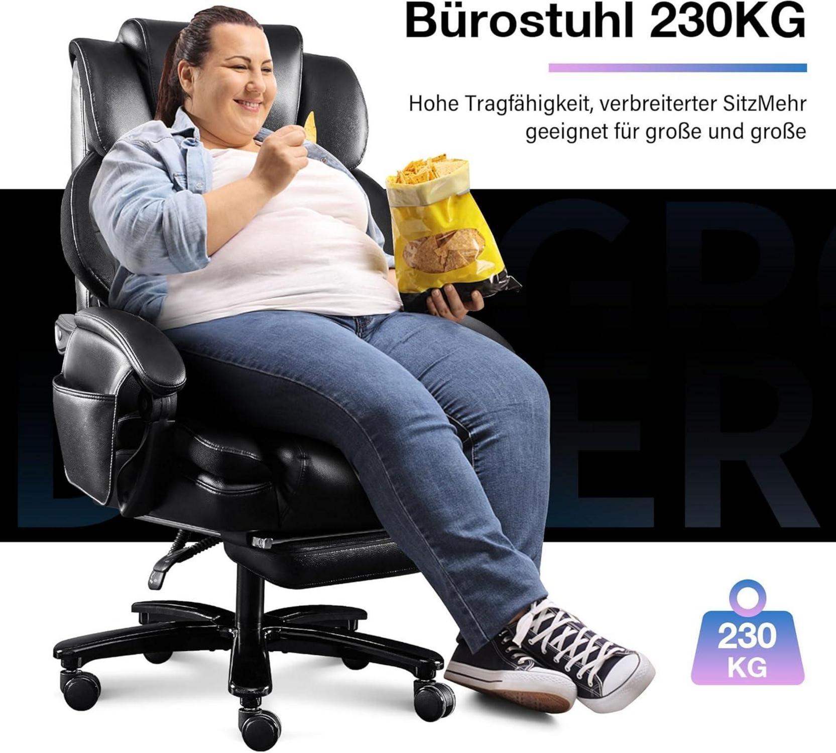 Ergonomischer Massage-Bürostuhl für Rückenschmerzen 200KG