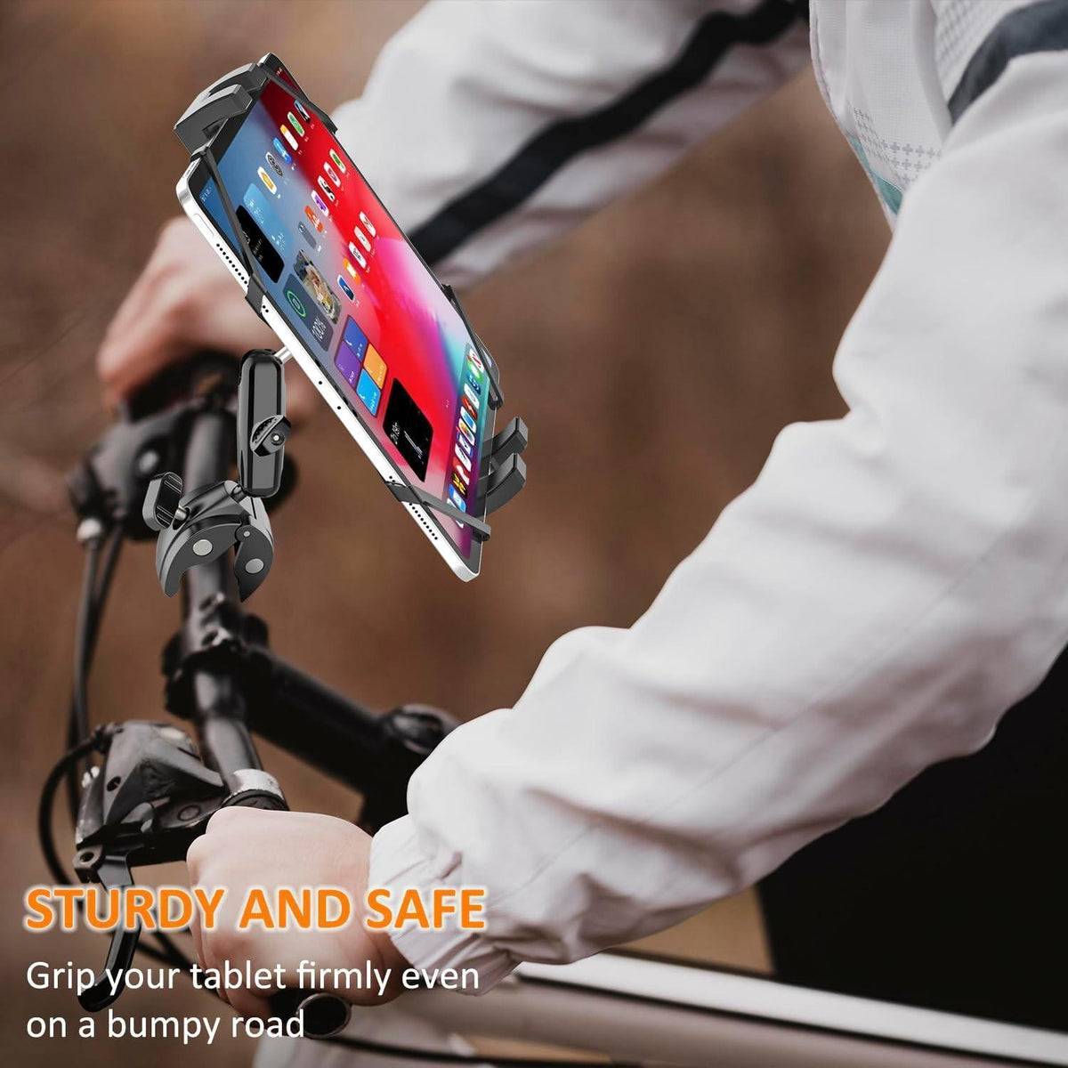 Tablet Halterung Fahrrad Motorrad – Robust & 360° drehbar