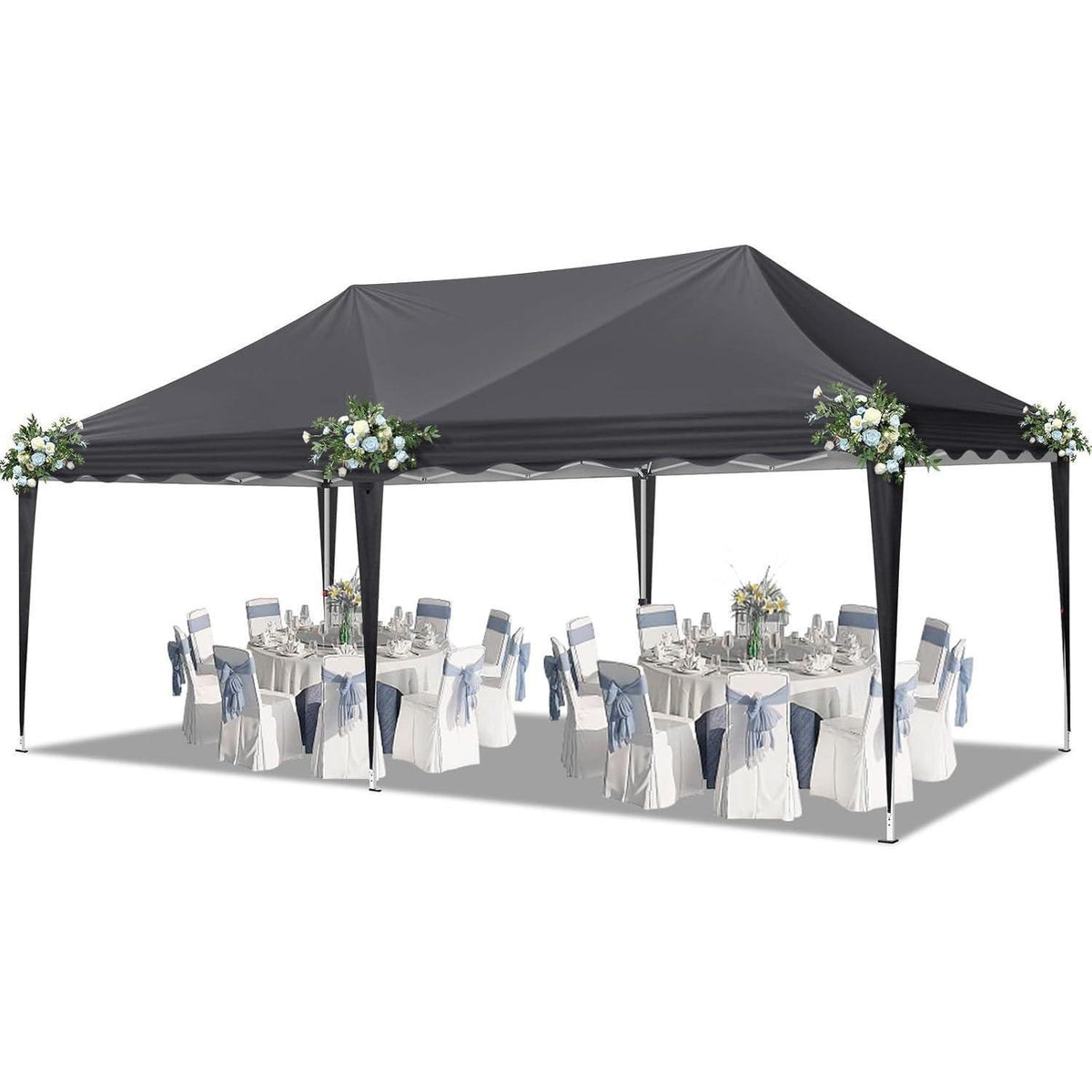 Faltpavillon 3x6m – Wasserdicht, UV-Schutz 50+, für Garten & Party