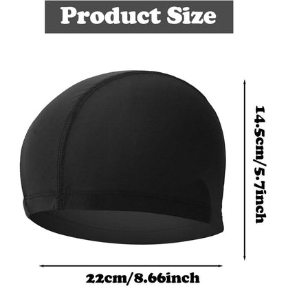 4er-Set Badekappen Herren Damen – Elastische Schwimmhaube