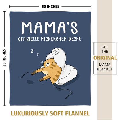 Kuscheldecke für Mama – Weiche Flanelldecke Geschenk für Mütter