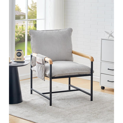 Cord Loungesessel Modern – Bequemer Ohrensessel für Wohnzimmer