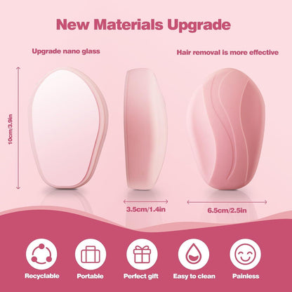 Magischer Kristall-Haarradierer Nano Schmerzloses Peeling Haarentfernung HIVOX