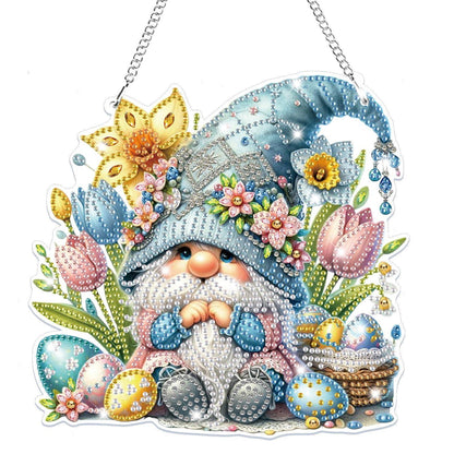 Diamant Painting Osteranhänger Gnom – Bastelset für Kinder & Erwachsene
