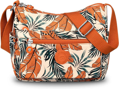 Umhängetasche Damen Wasserdicht Nylon Crossbody Bag Multifunktional