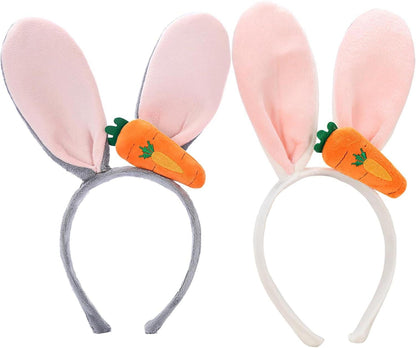 Hasenohren Haarreif Bunny Osterhasen Kostüm Zubehör Set