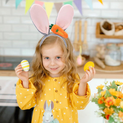 Hasenohren Haarreif 2 Stück Plüsch Osterhase Kostüm Bunny Ohren
